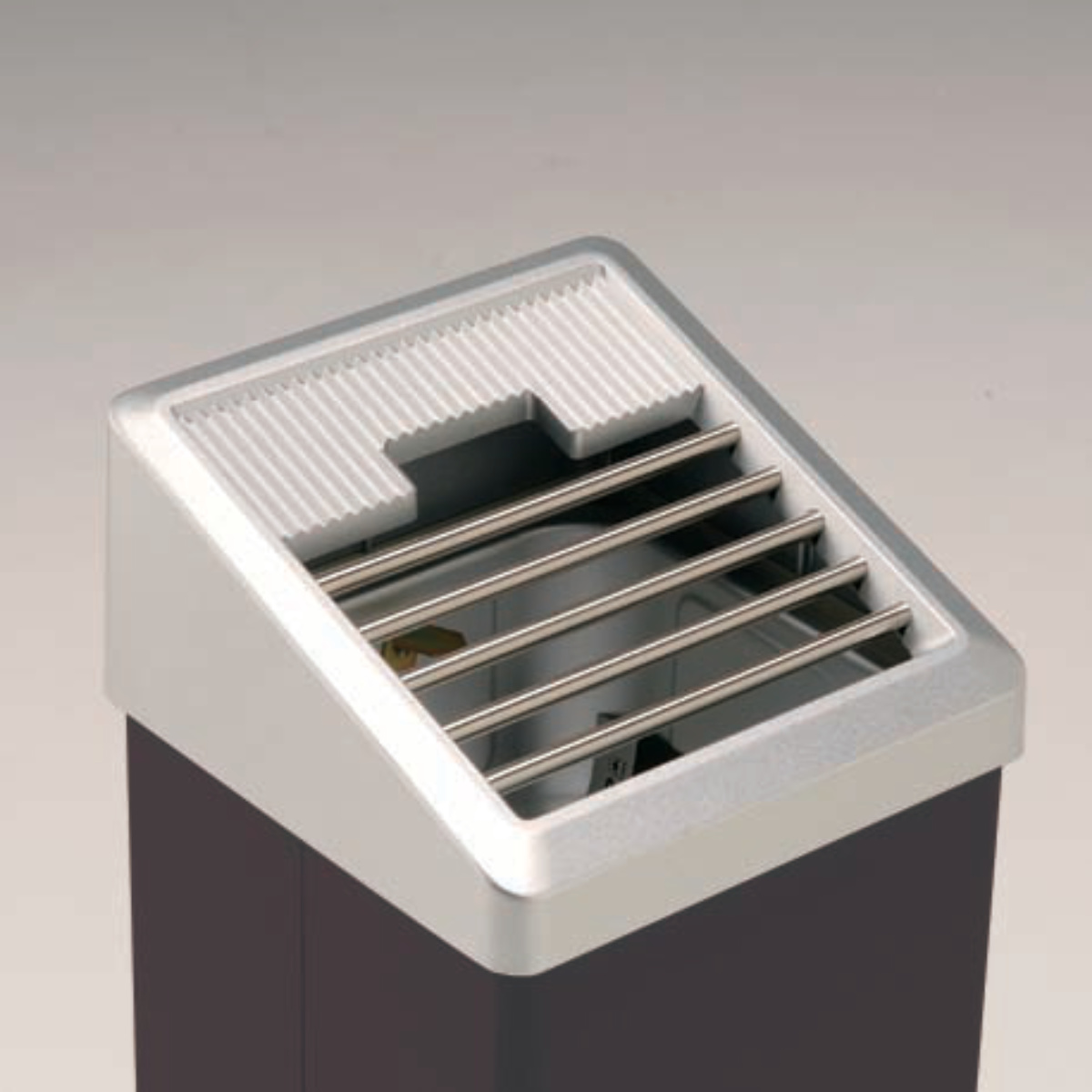 山崎産業 灰皿スタンド 屋外用 3L 業務用 スモーキング AL-106 （ 法人