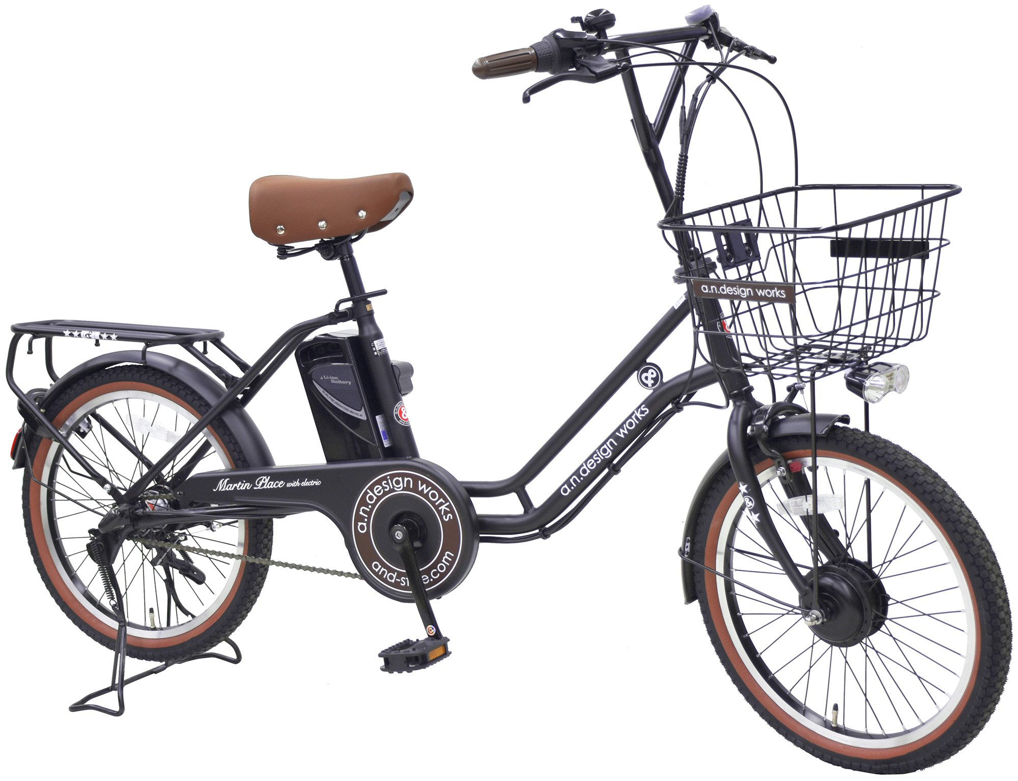 a.n.design-works 訳あり大特価 完全組立ヤクシン 電動アシスト自転車