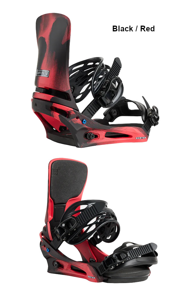 BURTON スノーボード ビンディングセット ブラック レッド BURTON