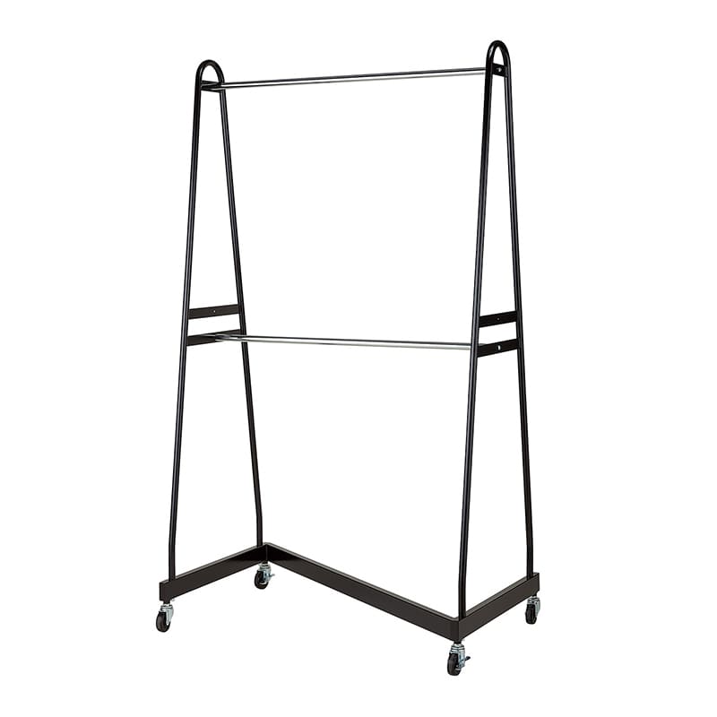 ストア・エキスプレス Zハンガーラック 2段 強化タイプ ブラック 61-99