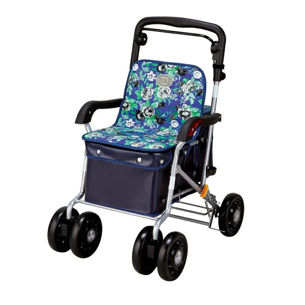 シルバーカー 青花柄 手押し車 – シルバーカーファクトリー