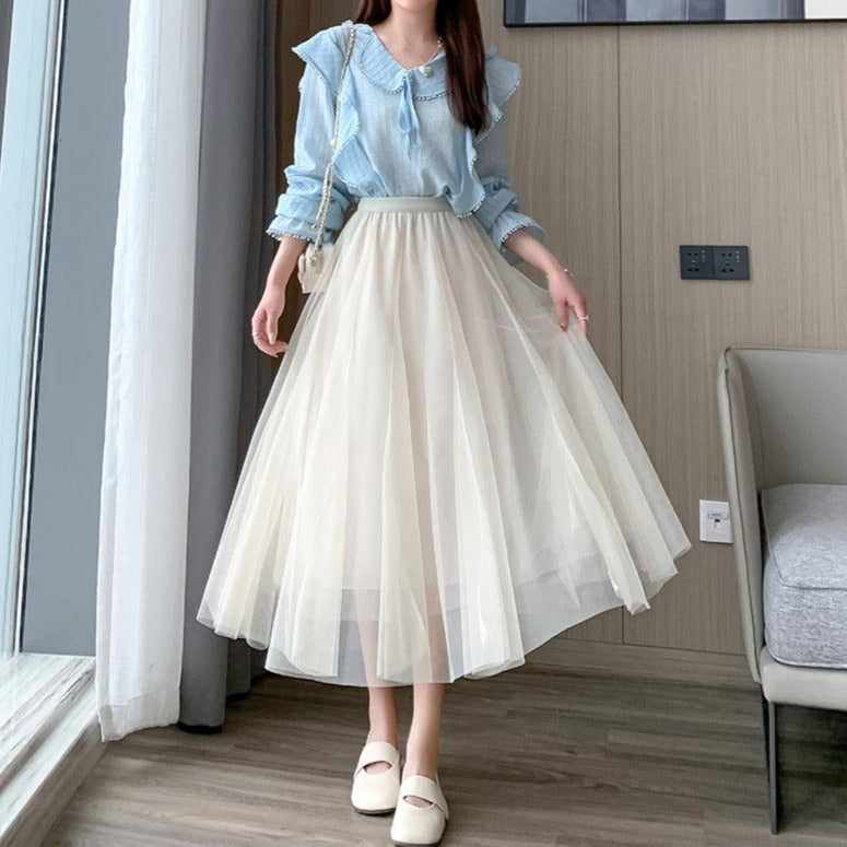 チュールフレアスカート – Switch to a noble Lady
