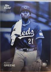 Hunter Greene [Blue] #55 Prices | 2025 Topps Black and White
