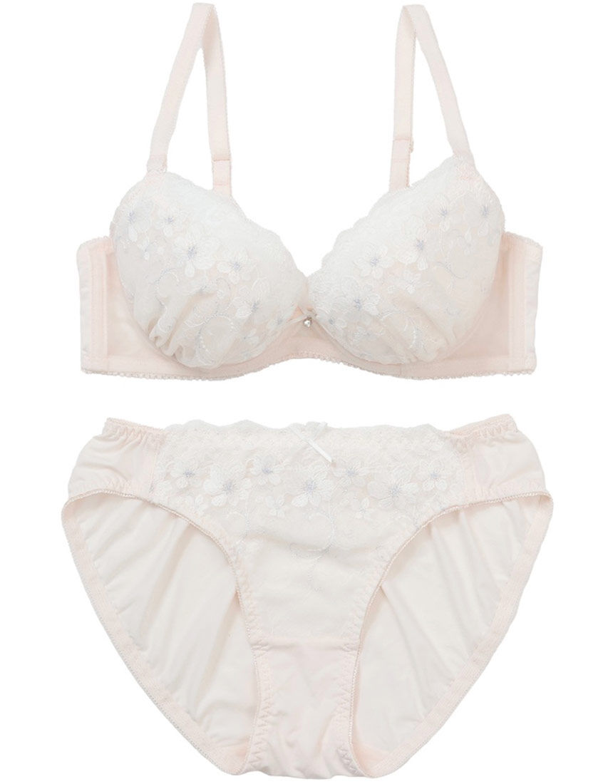 Lingè Noël ランジェノエル メルティフルール ブラ＆ショーツセット