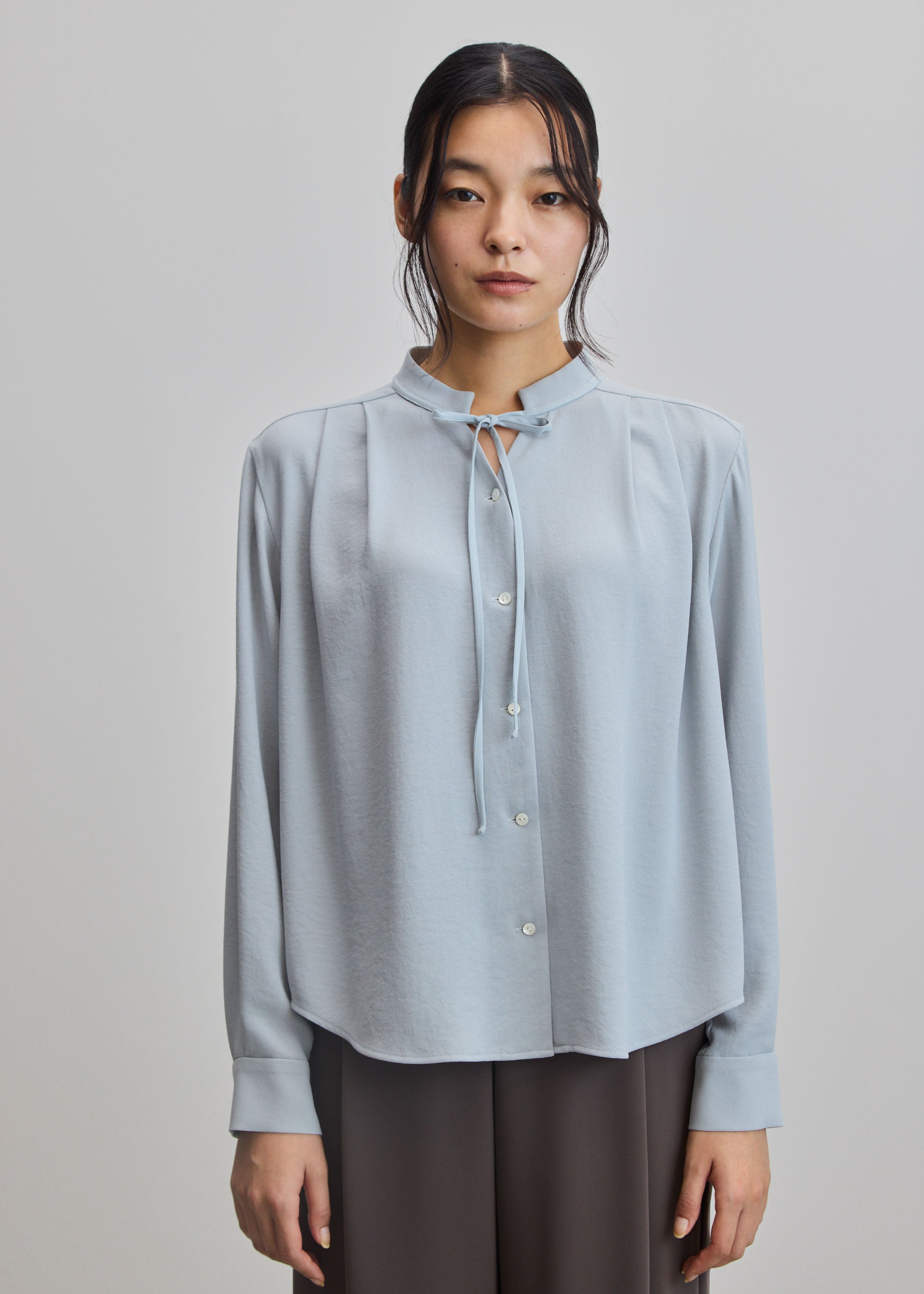 ジョーゼットリボンブラウス - SOÉJU online store｜上質な大人の女性