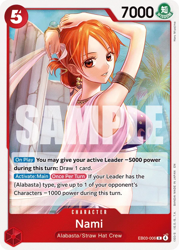 OP15-086 Nami One Piece Card Game Card | One Piece Card Game