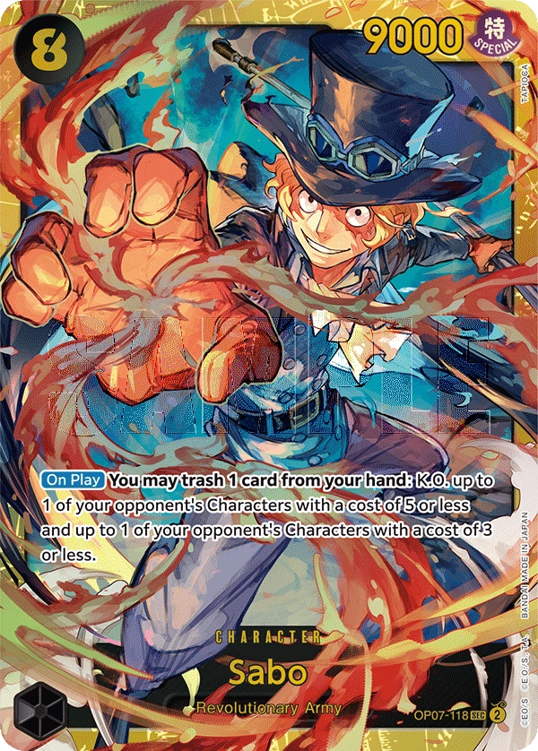 PRB02-014 Sabo One Piece Card Game Card | One Piece Card Game