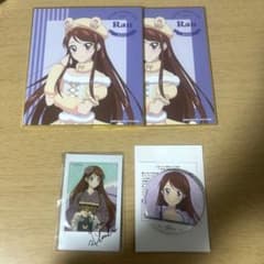 アイカツ】紫吹蘭 グッズまとめ売り ミニ色紙 缶バッジ チェキ風カード