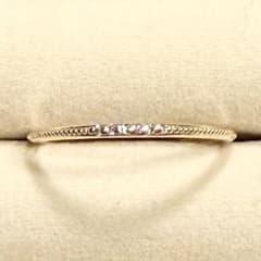 ☆miroir 10K 世界最小ダイヤリング ゴールド 11号 - メルカリ