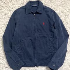 定番】ポロラルフローレン スイングトップ 赤ポニー ネイビー アメカジ