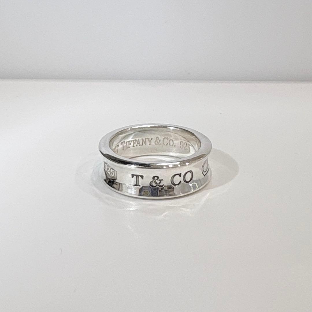 美品 ティファニー 1837 リング　13号