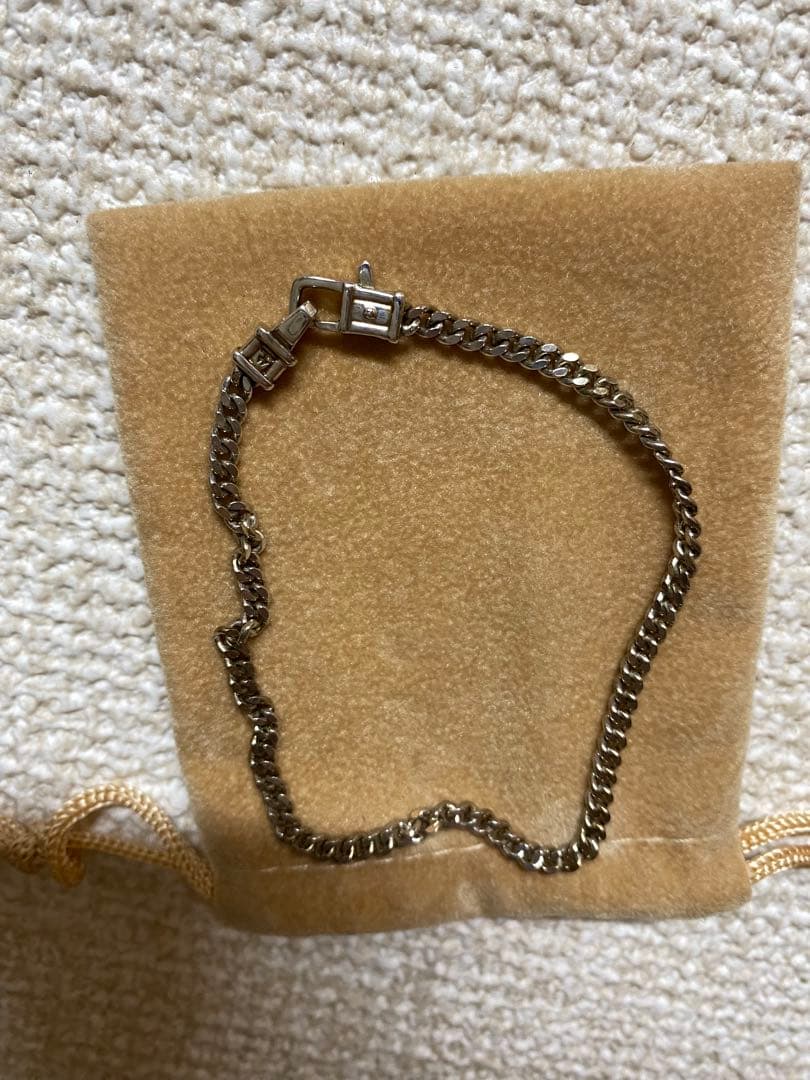 トムウッドTom Wood Curb Bracelet M シルバーブレスレット