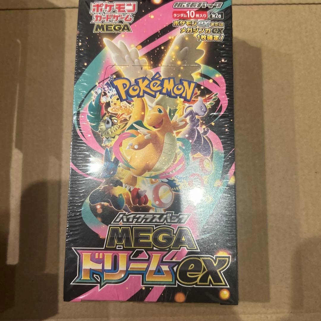 ポケモンカードゲーム MEGAドリームex Box シュリンク付き