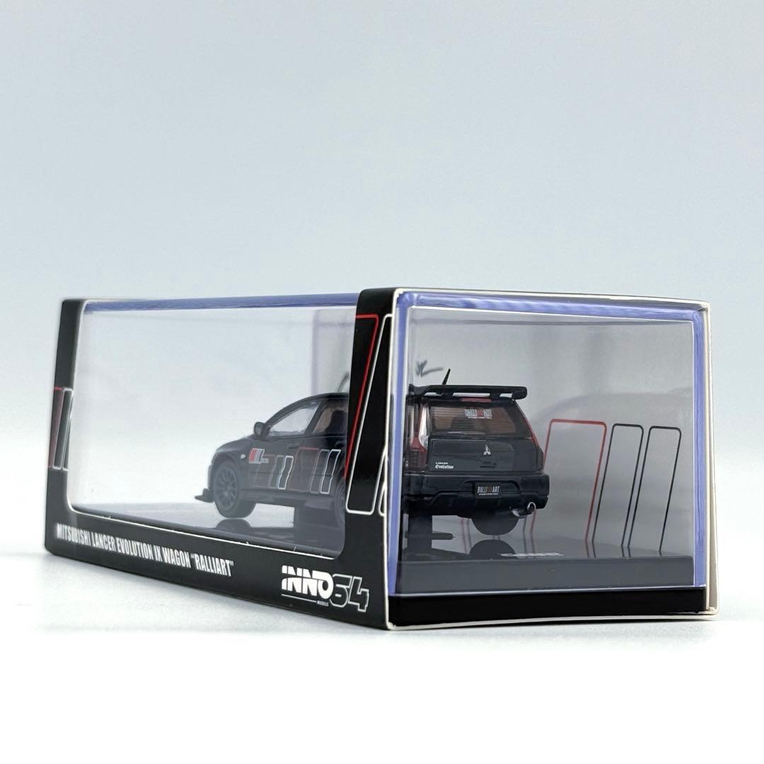 美品】INNO64 ミツビシ ランエボ9 ワゴン ラリーアート ブラック
