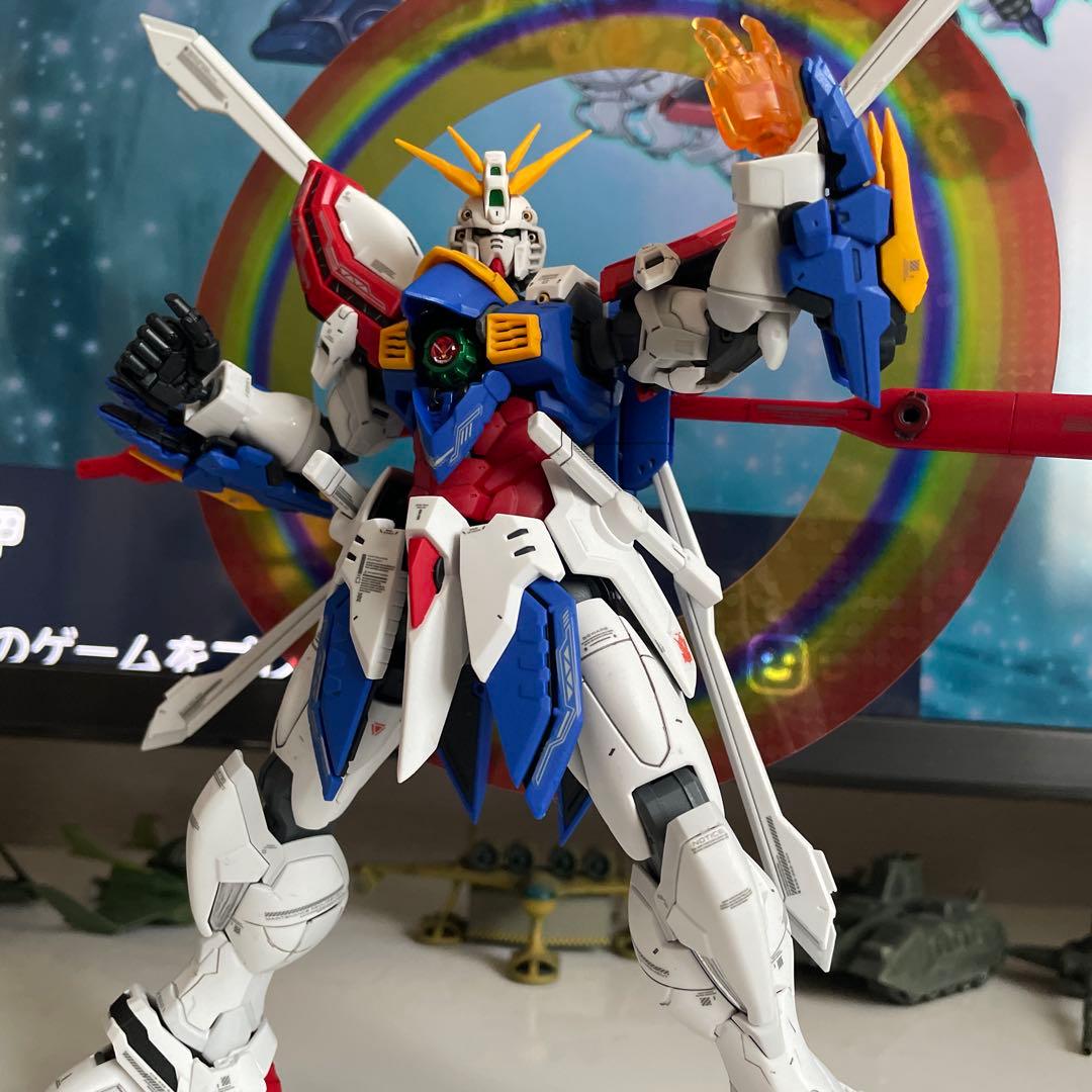 ゴッドガンダム ハイレゾリューションモデル　ガンプラ　完成品　ジャンク