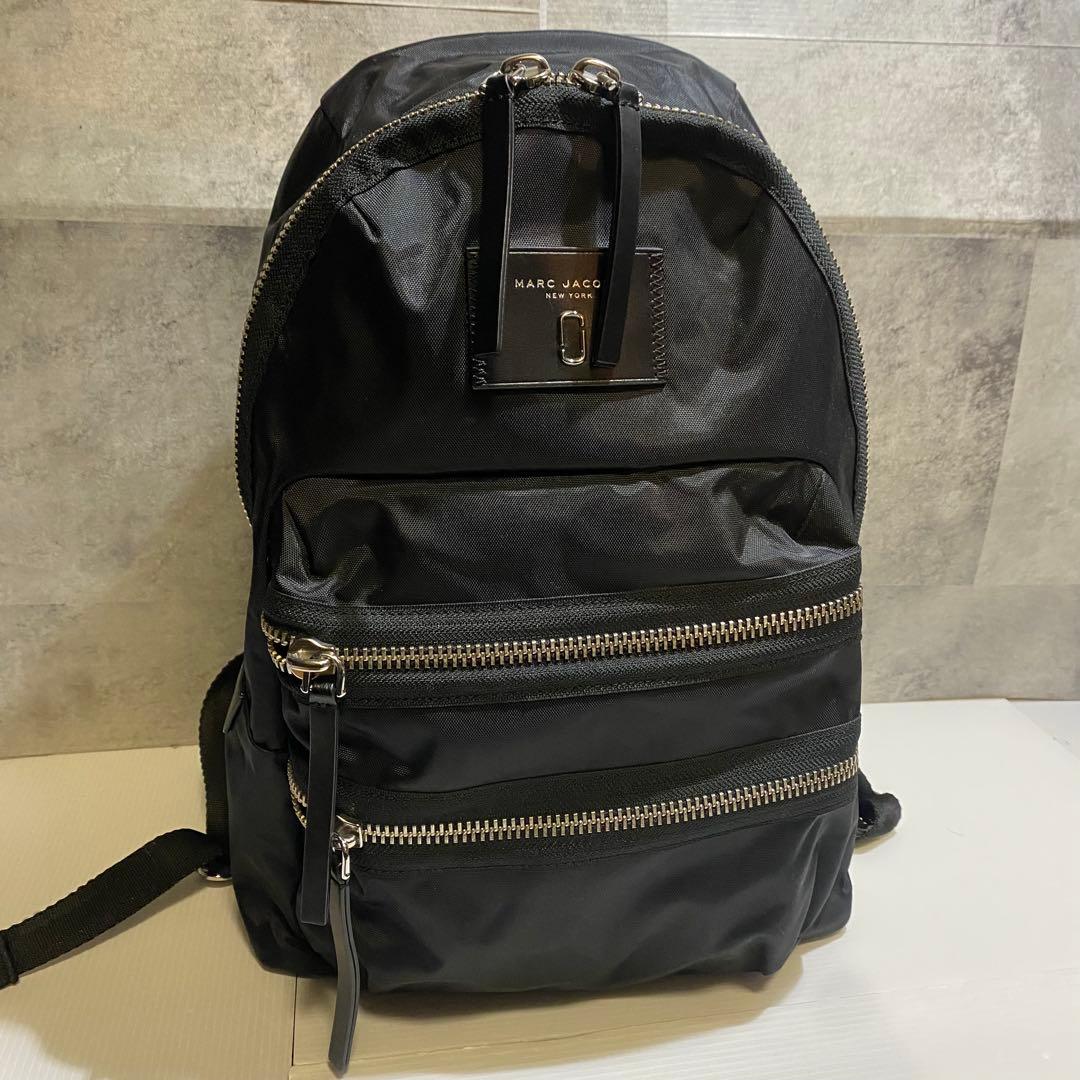 【極美品】MARC JACOBS　BIKER　NYLON BACKPACK Marc Jacobs Black 'The Biker Nylon Medium' Backpack Marc Jacobs