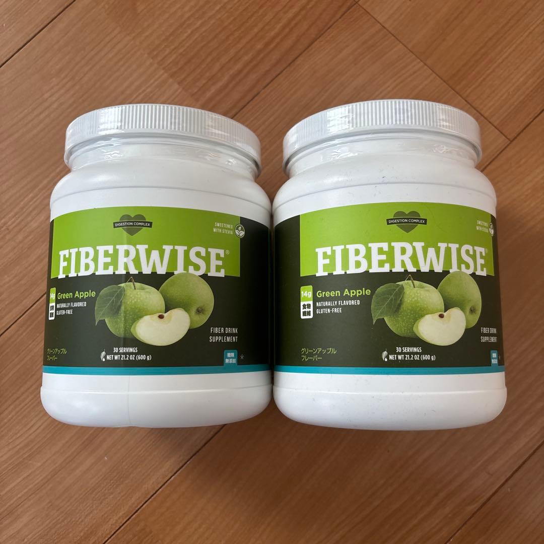 メラルーカ ファイバーワイズ 糖類無添加 グリーンアップル 600g 2個セット