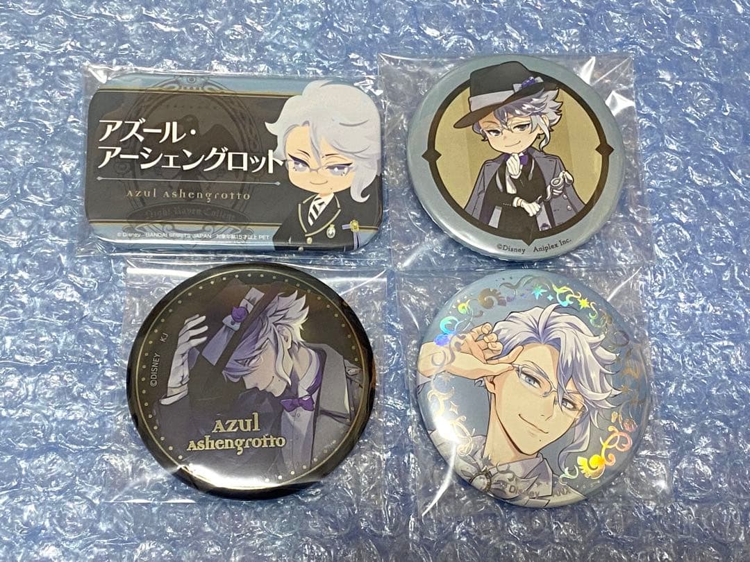 ツイステ アズール 缶バッジ プラチナジャケット KV 寮服 ツイステ展