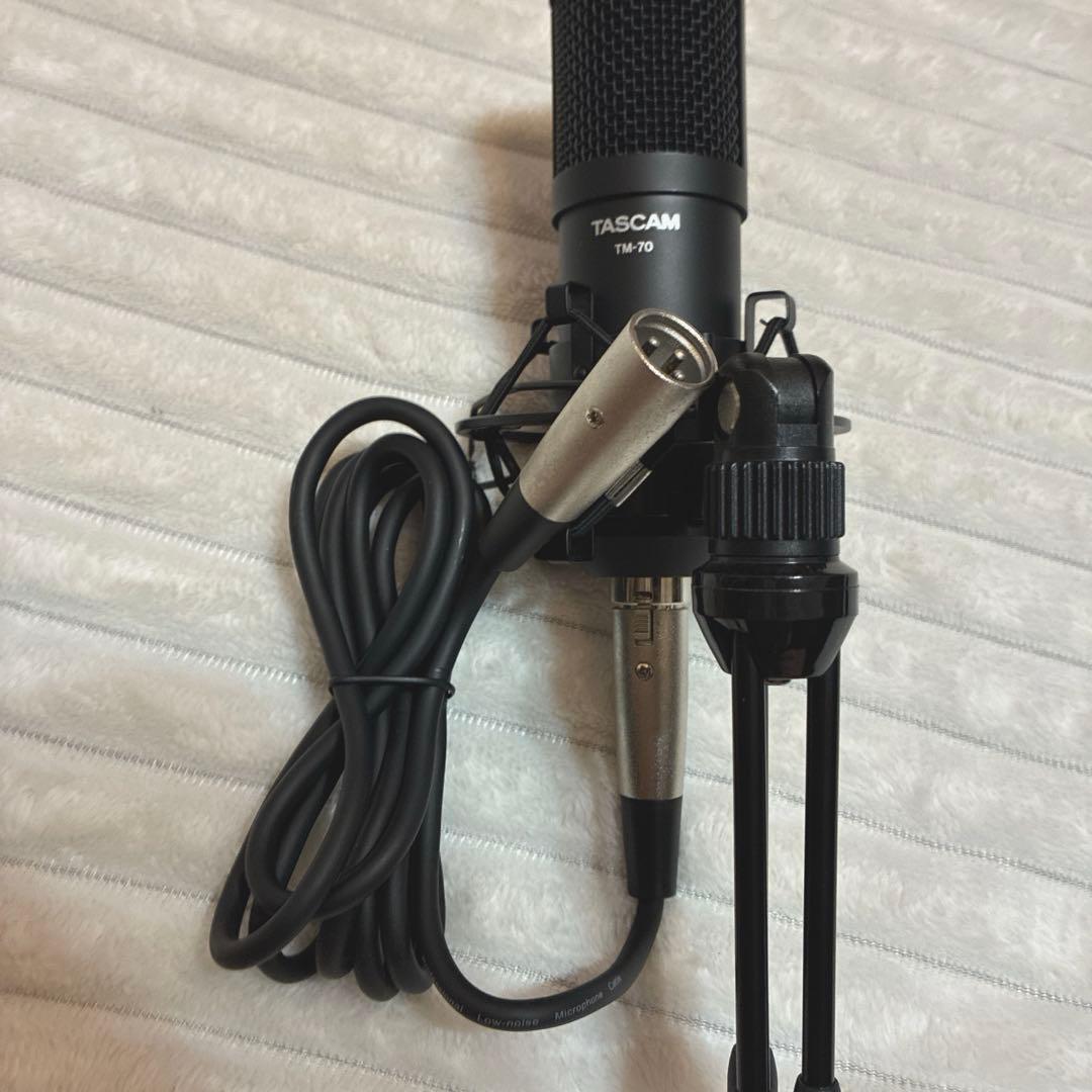 美品】 ミキサー 配信 TASCAM タスカム スマホ配信セット マイク 配線