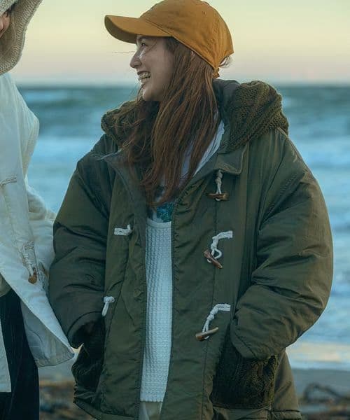 niko and… [人気スタッフプロデュース企画]切り替えダッフルコート