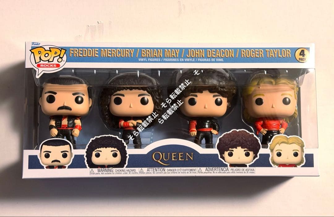 ★新品未開封 Funko POP! Rocks Queen 4体セット