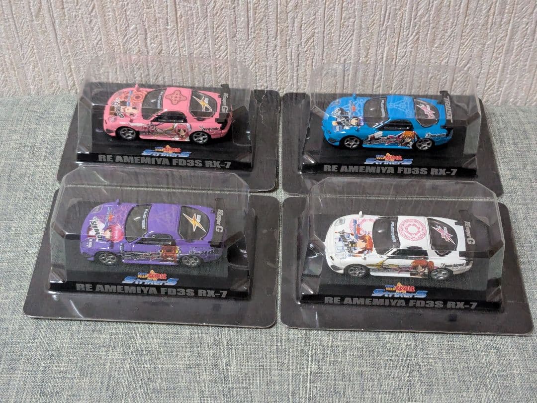 魔法少女リリカルなのはStrikerS 痛車ミニカーコレクション 4台セット