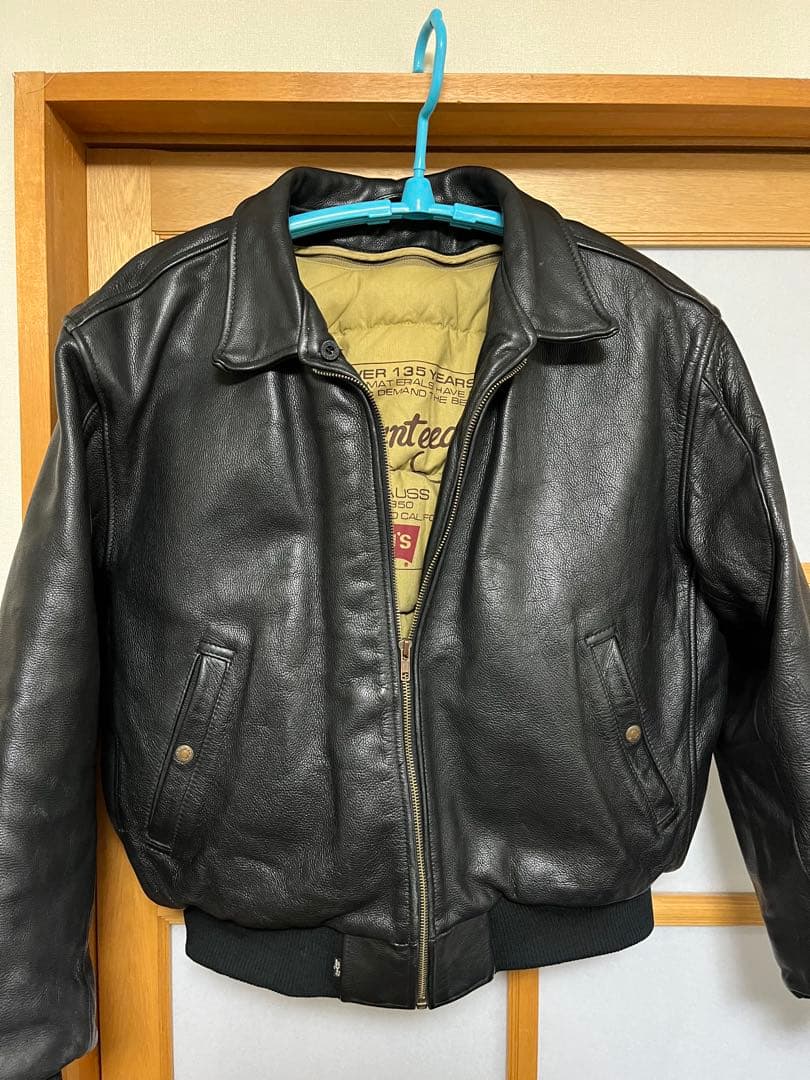 Levi's 135th anniversary leather jacket - メルカリ