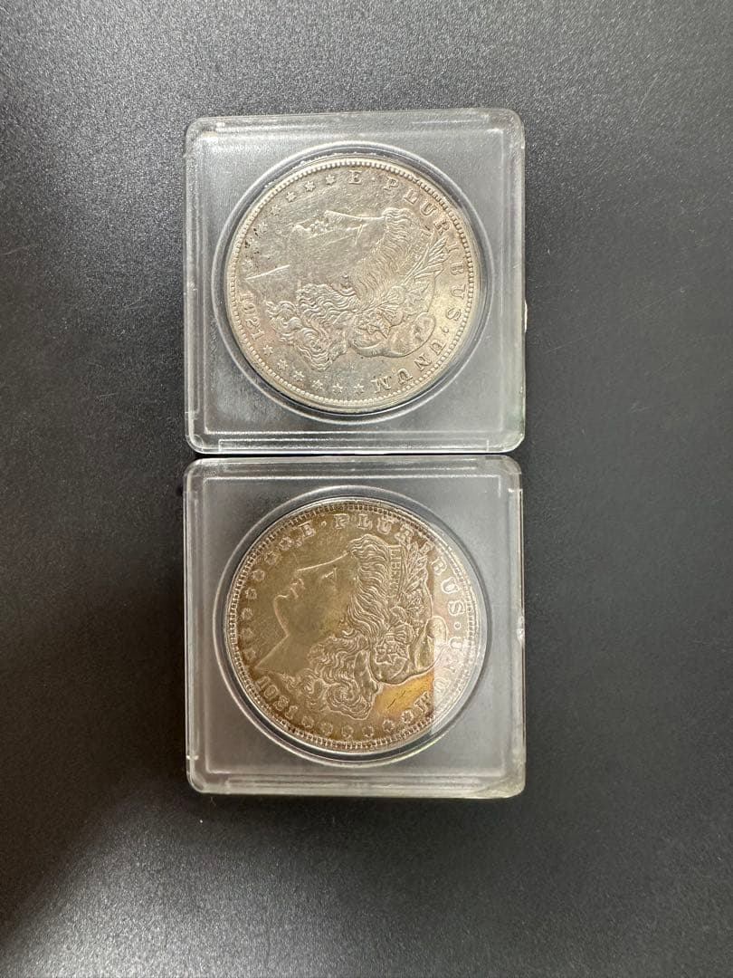 1921年 モルガンダラー銀貨 2点 NGC MS62 モルガンダラー モルガン1ドル銀貨 1921年 アメリカ