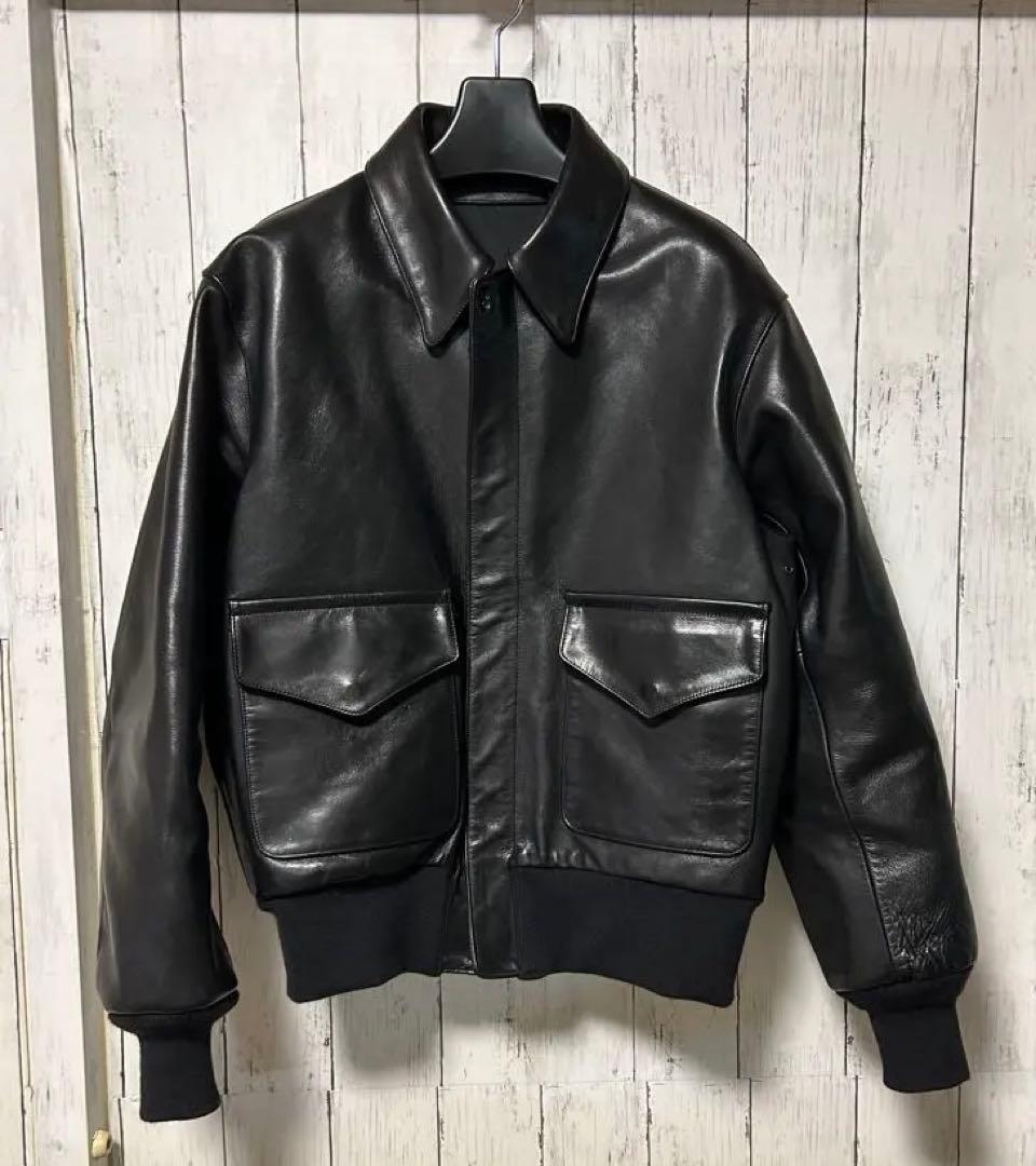 H beaty&youth レザージャケット A-2 フライトジャケット - メルカリ
