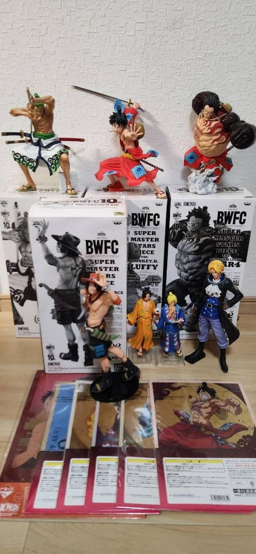 ワンピースフィギュアセットＳＭＳＰ ルフィ太郎　ゾロ十郎　エース　バウンドマン等