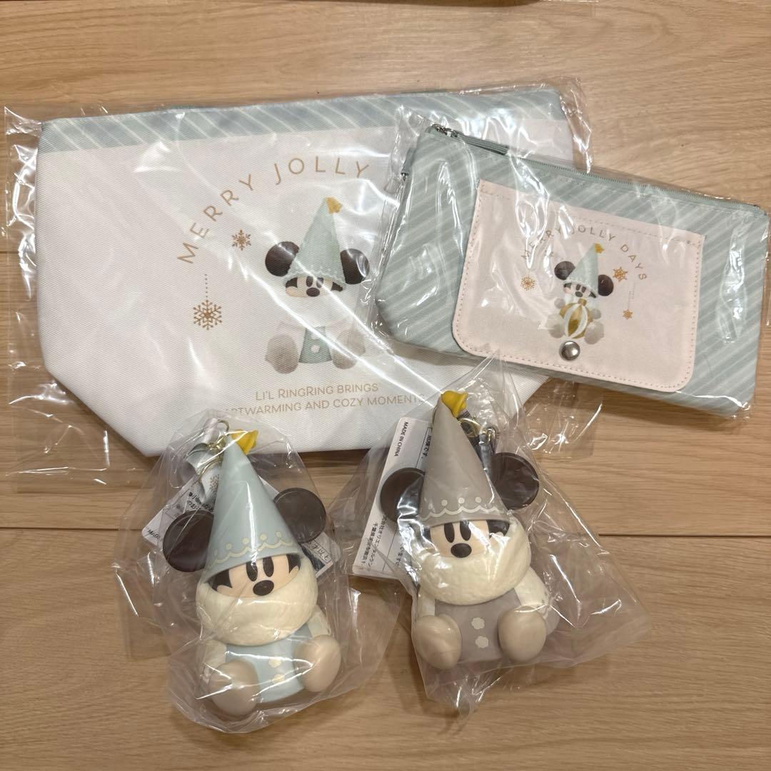ディズニー　クリスマス　リルリンリン　スーベニア　セット リルリンリンのミニスナックケース2種が登場！ 「ディズニー