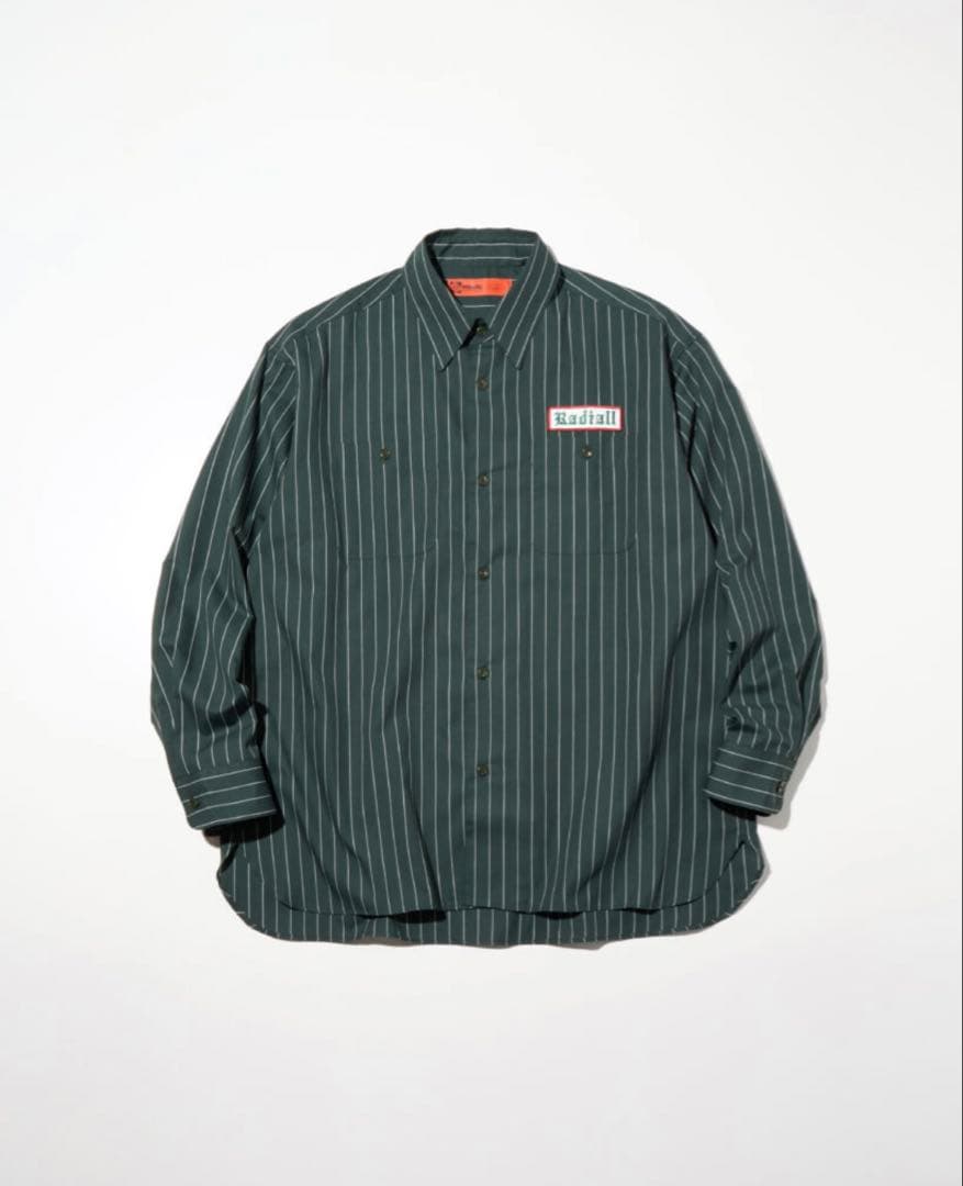 RADIALL ラディアル Lサイズ25MW VOX ストライプ 長袖シャツ ラディアル シャツ RADIALL VOX - REGULAR COLLARED SHIRT L/S radiall
