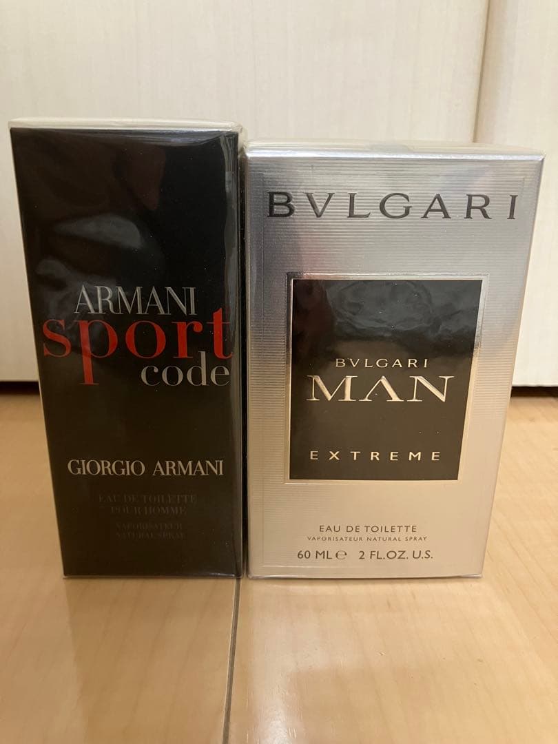 香水BVLGARI MAN EXTREME／ARMANI sport code