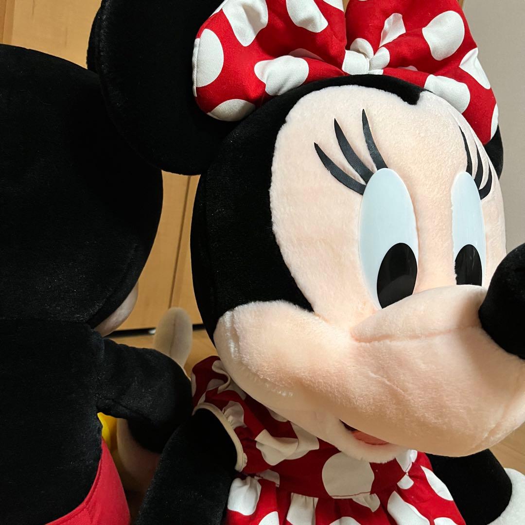 ミッキー ミニー ぬいぐるみ 特大 ディズニー ランド シー ペア