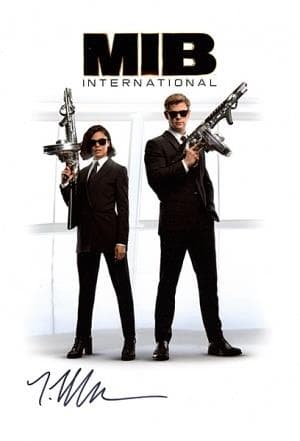 ハリウッド　映画　テッサ・トンプソン 直筆サイン入りフォト メン・イン・ブラック メン・イン・ブラック：インターナショナル』公開日が決定、前作