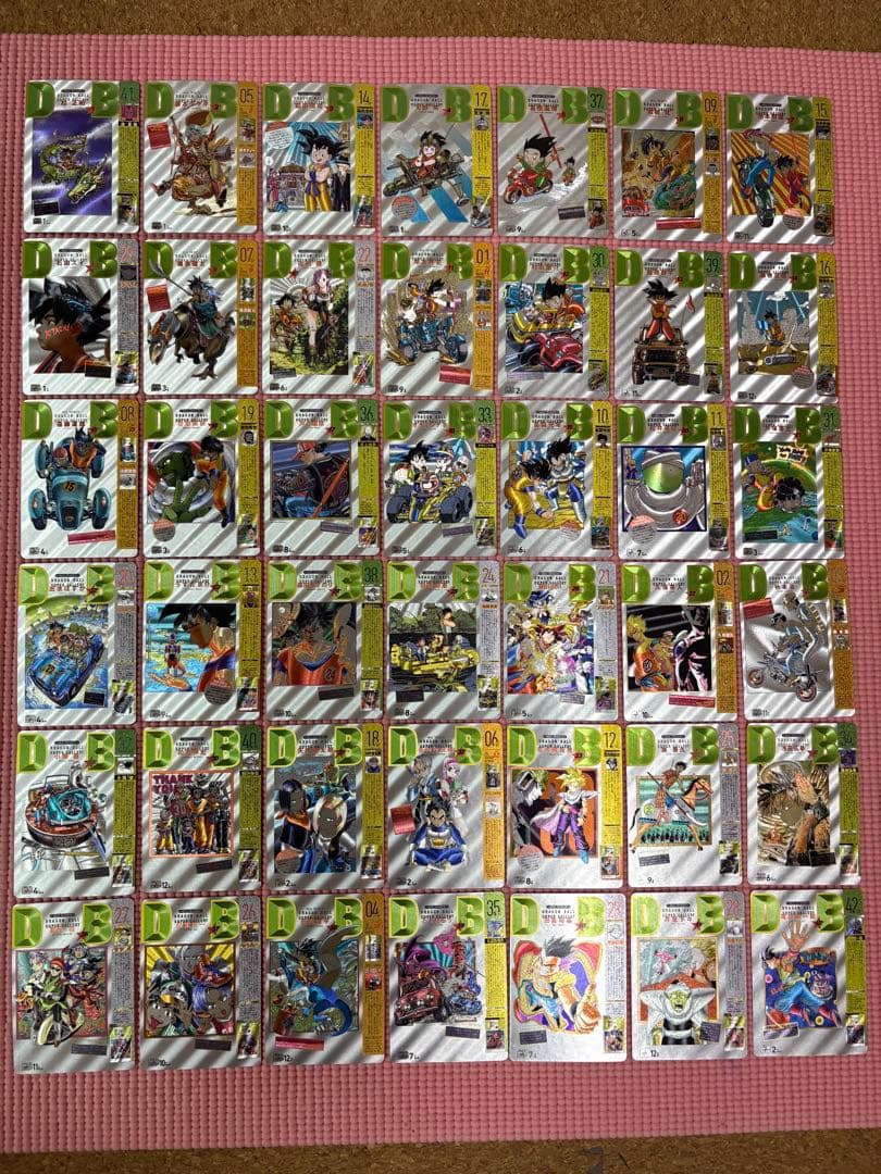 42枚　ジャンプ作家　キラカード　ドラゴンボール表紙