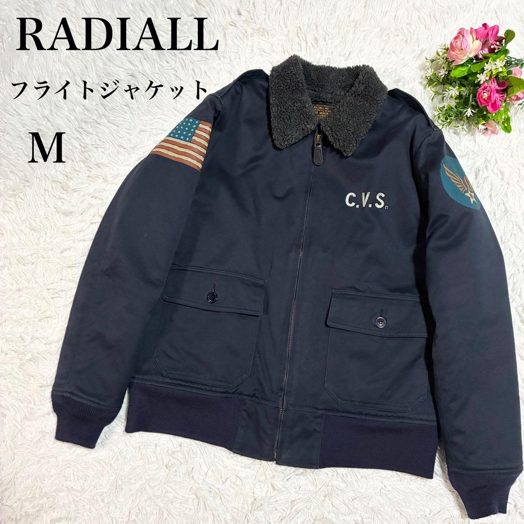 【RADIALL】 B-10 フライトジャケット デッキジャケット M