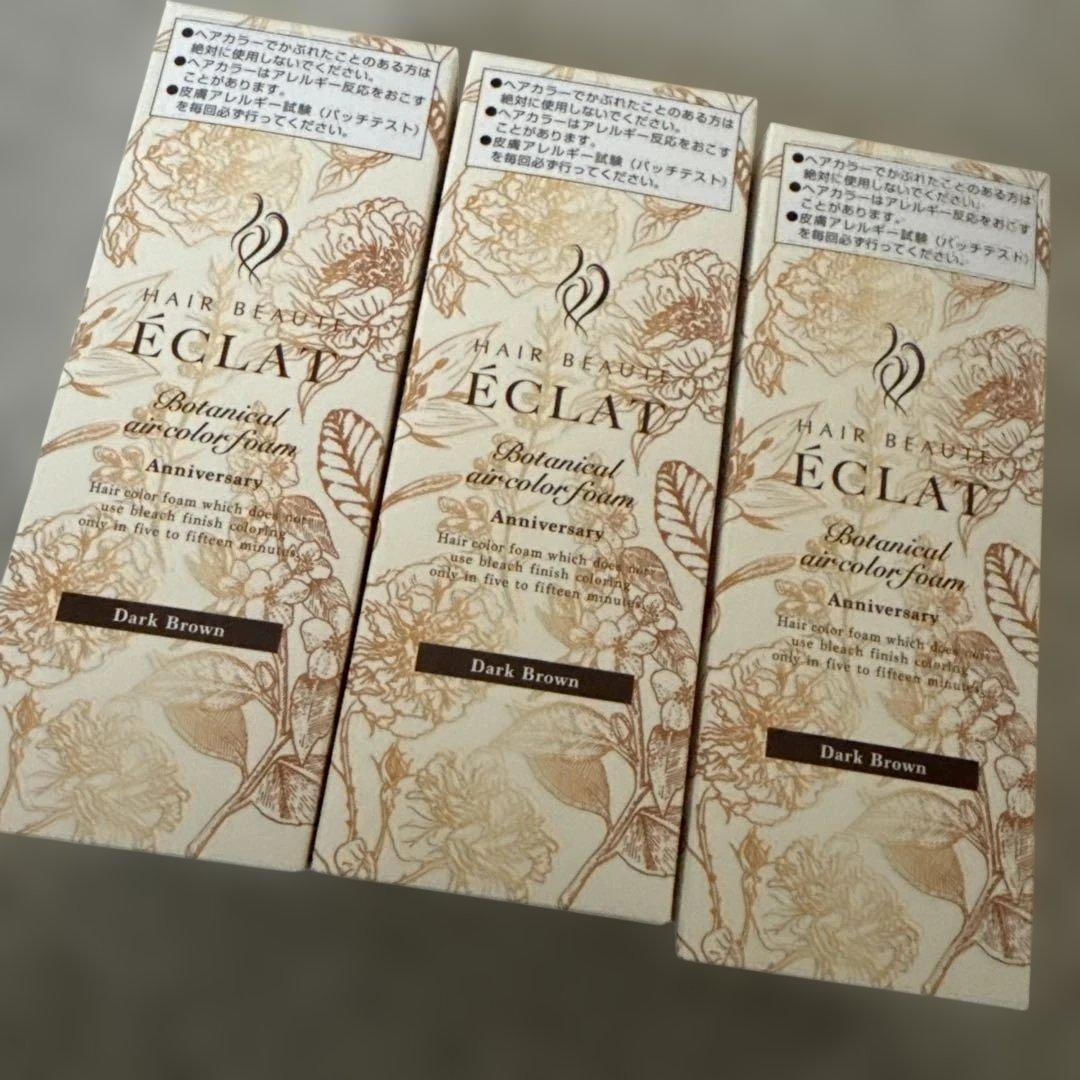 ヘアボーテ　エクラ　ボタニカル　エアカラーフォーム　EX ダークブラウン ヘアボーテ エクラ ボタニカルエアカラーフォームEX ダークブラウン