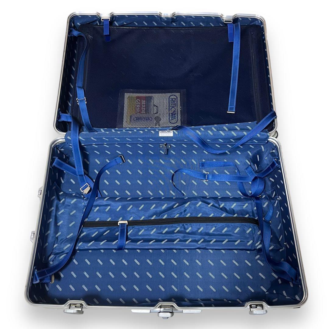 極美品・廃盤□リモワ 青ロゴ トパーズ 932.77 104L 4輪 - メルカリ