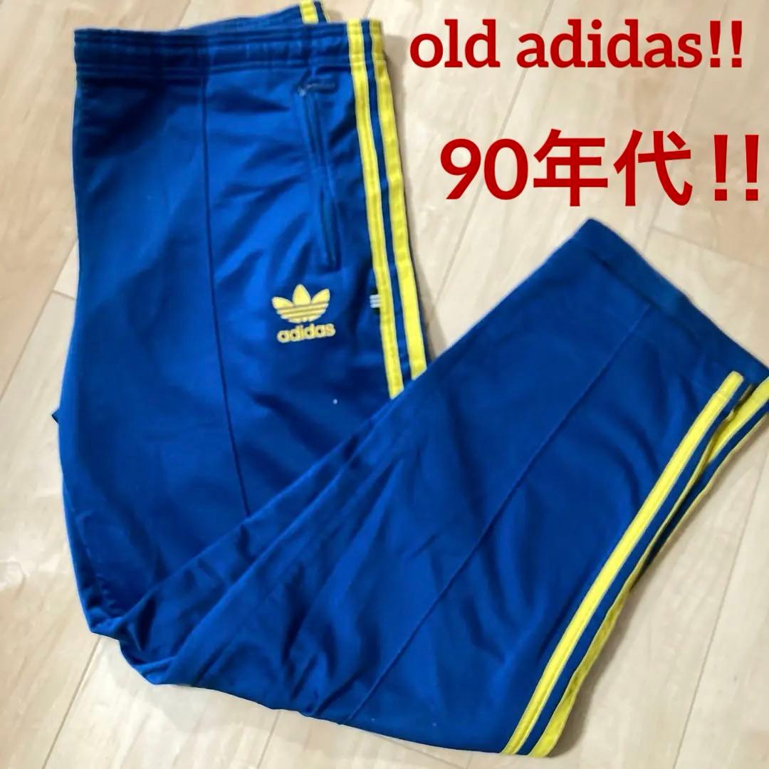 【90年old adidas】トラックパンツ　ジャージ　成田凌y2k 菅田将暉L