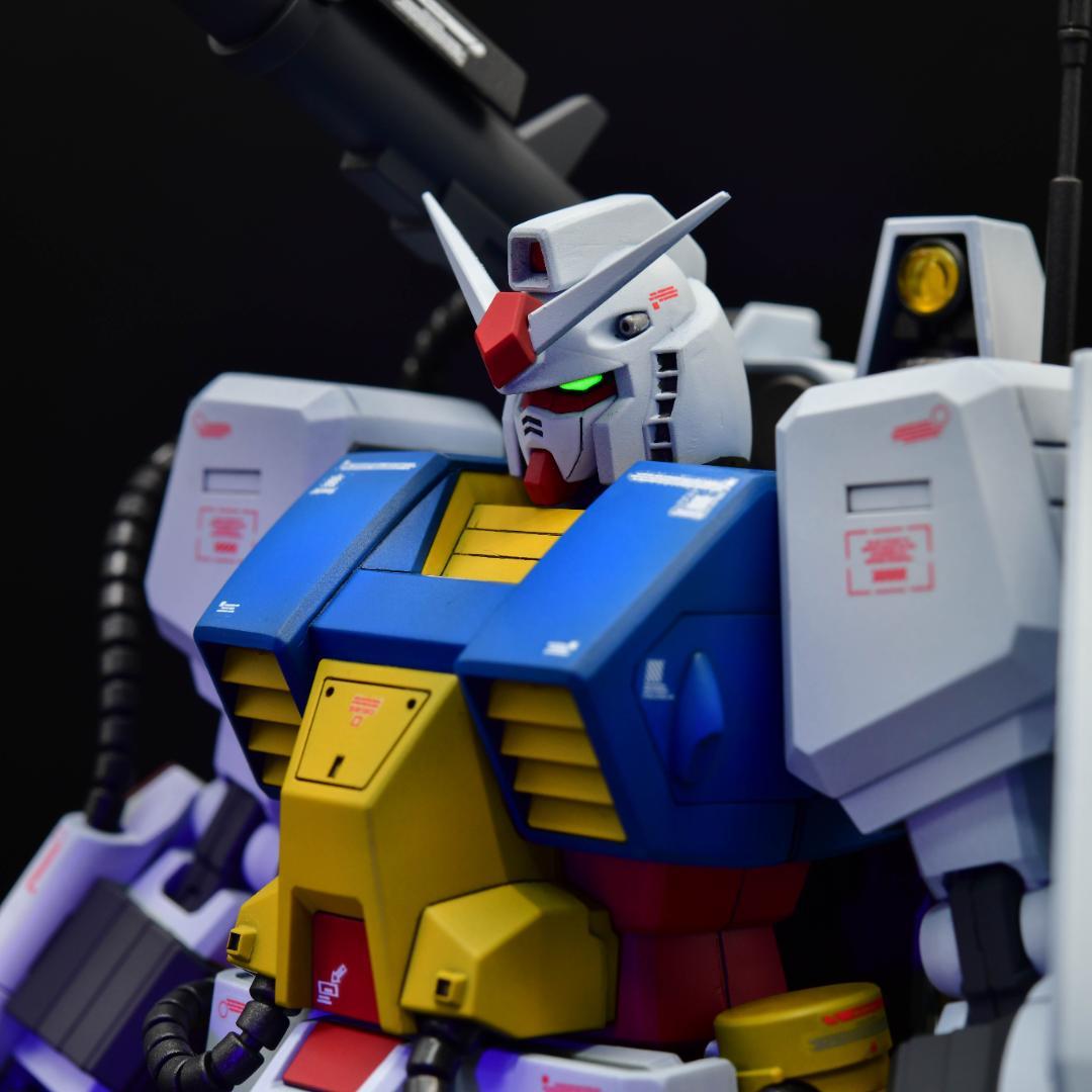 MG　パーフェクトガンダム　プラモ狂四郎　全塗装完成品