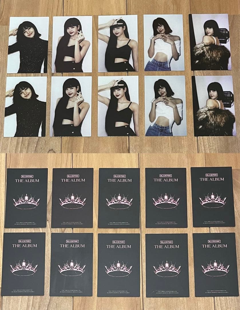 BLACKPINK リサ ジス ジェニ THE ALBUM トレカ ポストカード - メルカリ