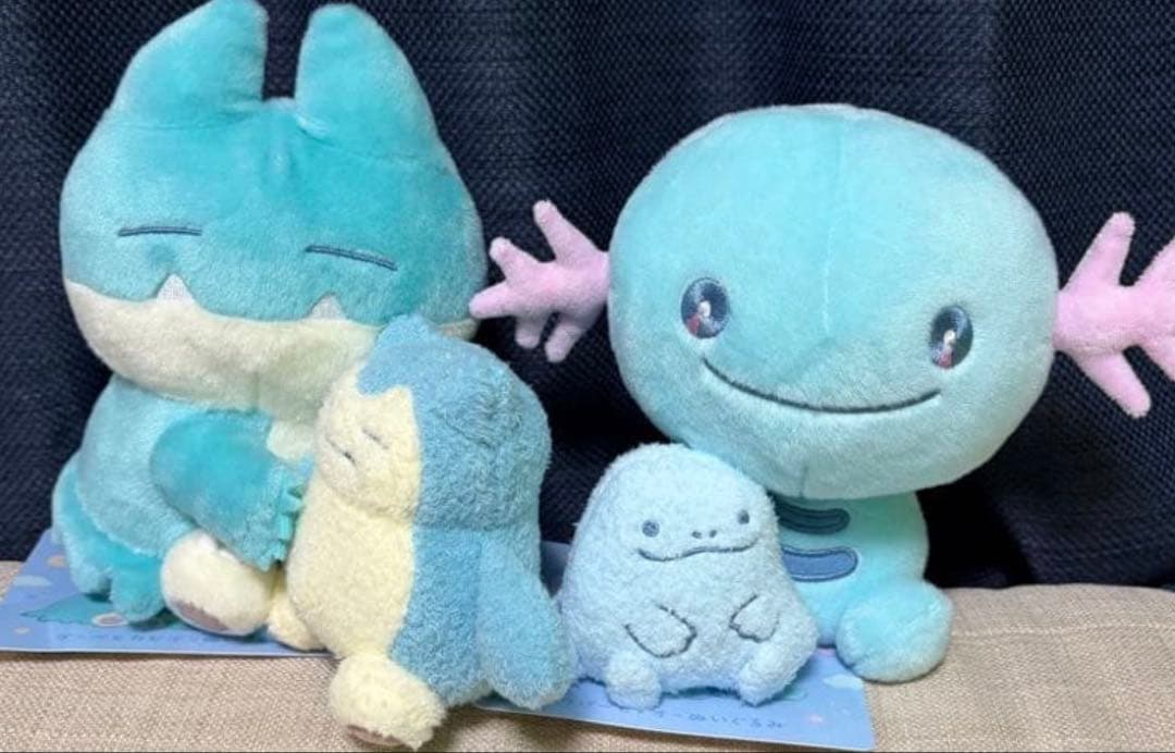 ポケモンLittleDaydreamゴンベとカビゴン ウパーとヌオーぬいぐるみ