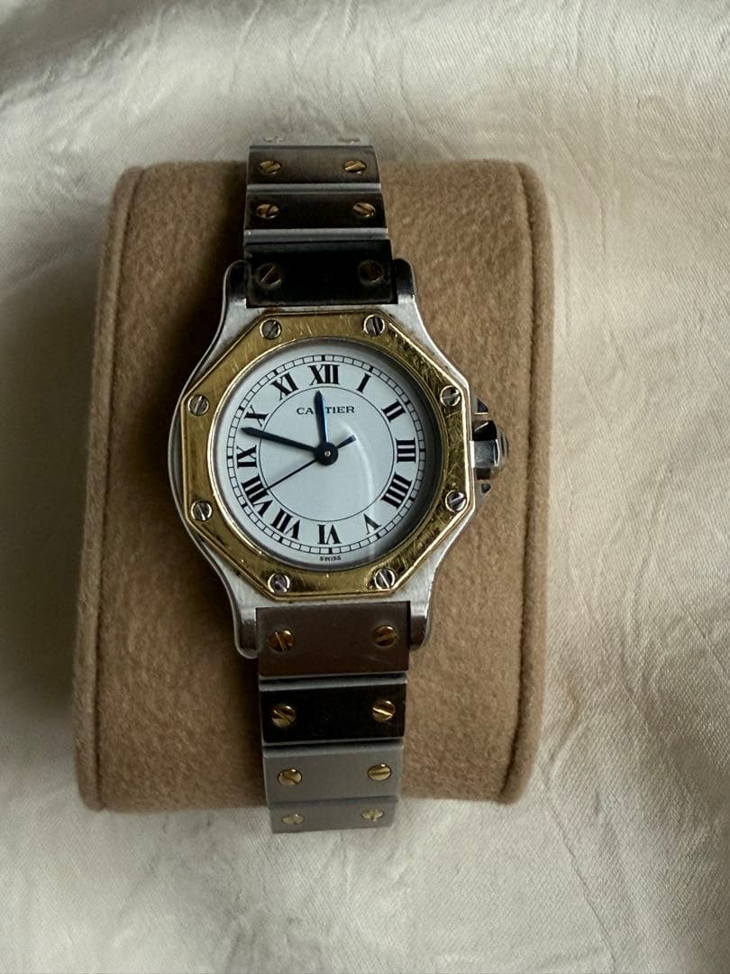 早い者勝ち！Cartier アナログ時計 シルバー/ゴールド