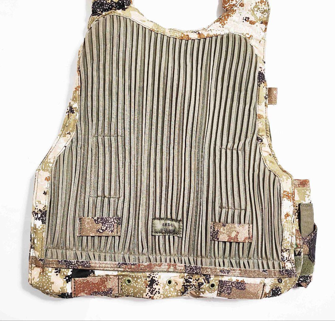 中国軍 中国人民解放軍 21式 星空荒漠迷彩 プレートキャリア 実物生地