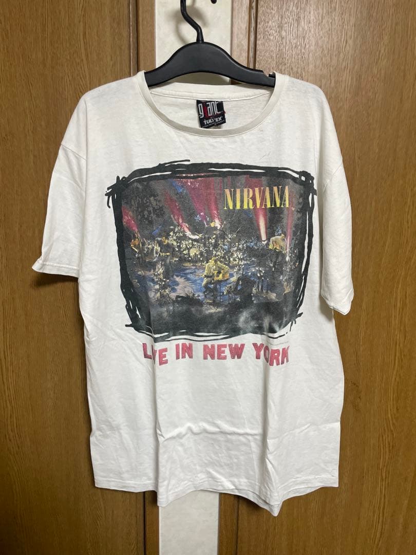 90年代オフィシャルNirvana Live in New York Tシャツ