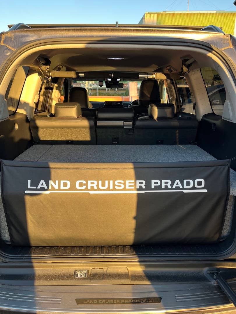 K*A様 150プラド　５人乗り　ベッド　ベッドキット　+ 純正ラゲージプロテク