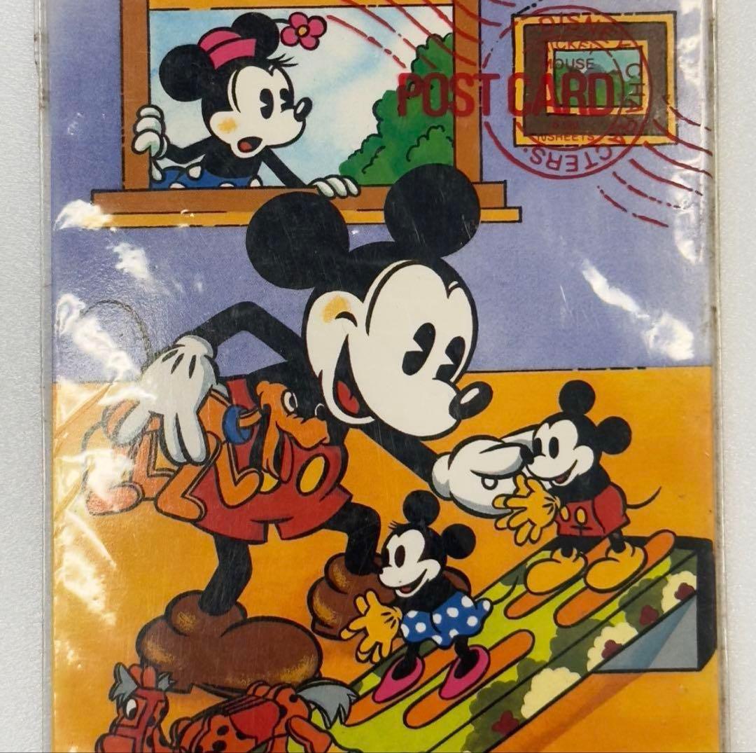 ミッキーマウス パイカットアイ 復刻 10枚組絵葉書 昭和レトロ