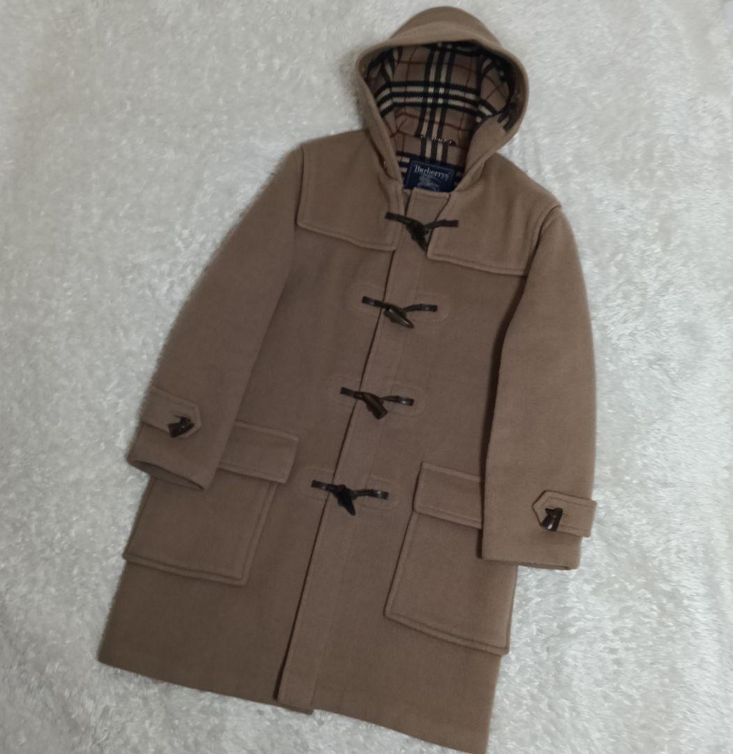 【希少】バーバリー ダッフルコート フード ノバチェック イギリス製