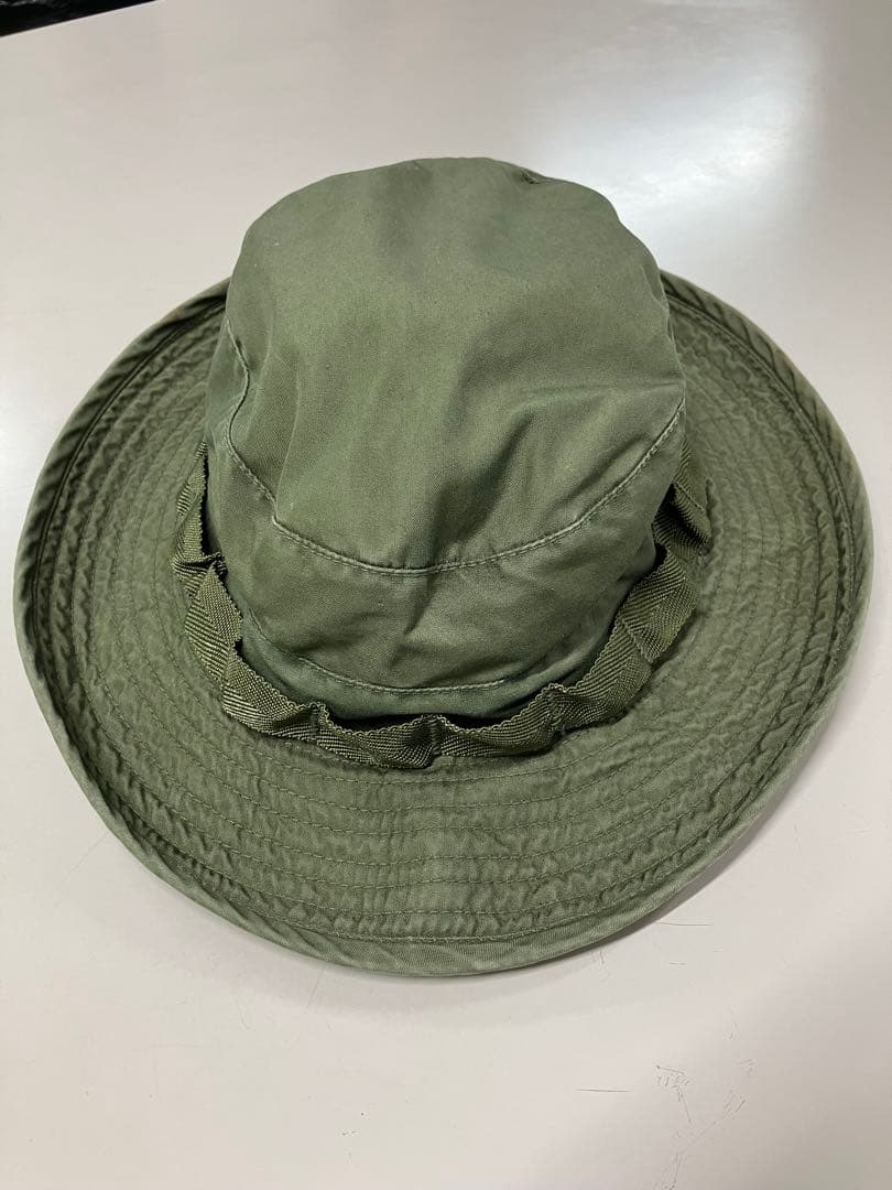 米軍実物　60's ジャングルハット　　ノンリップポプリン